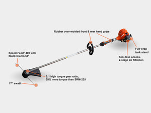 Echo 21.2 CC STRAIGHT SHAFT TRIMMER Model# SRM-2320T
