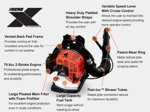 Echo 79.9 CC BACKPACK BLOWER TUBE THROTTLE Model# PB-7910T