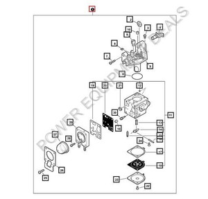 Genuine Echo / Shindaiwa CARBURETOR RB-K106 Part# A021003661