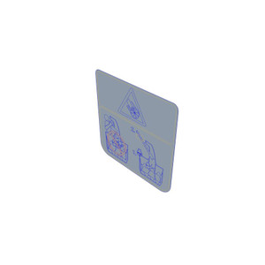Genuine Toro DECAL-DANGER Part# 121-6847