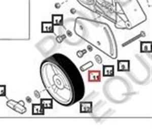Genuine Echo / Shindaiwa BUSHING, WHEEL Part# 30242452630