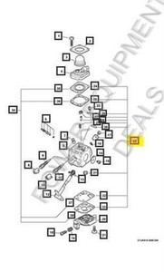 Genuine Echo / Shindaiwa REPAIR KIT, CARBURETOR - RB-71 Part# 12530013120