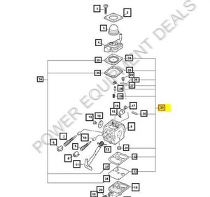 Genuine Echo / Shindaiwa REPAIR KIT, CARBURETOR - RB-44 Part# 12530008360