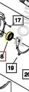 Genuine Echo / Shindaiwa BEARING, BALL Part# 9403236302