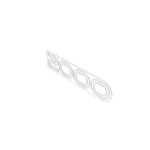 Genuine Toro DECAL-2000 SERIES Part# 145-8407