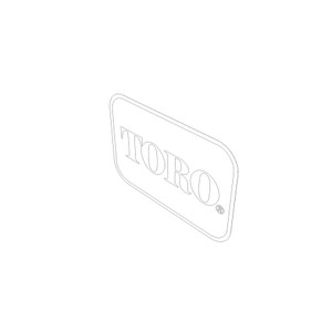 Genuine Toro DECAL-TORO LOGO Part# 145-3437