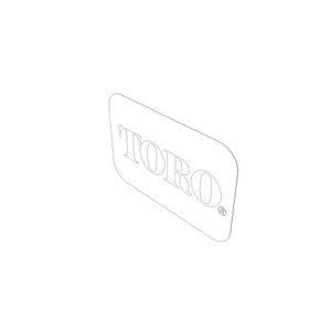 Genuine Toro DECAL-TORO, SILVER Part# 145-0854