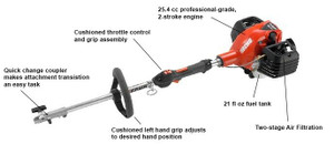 ECHO 25.4 cc PRO Attachment Series PAS Power Source PRODUCT ID PAS-2620
