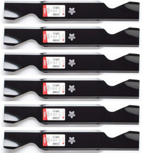 6 PK Oregon195-072 Mower Blade for 54" Husqvarna YTH24V54