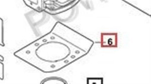 Genuine Echo / Shindaiwa GASKET, CYLINDER Part# V100000290
