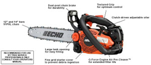 ECHO GAS CHAIN SAW TOP HANDLE 25CC 14' BAR  PRODUCT ID CS-2511T-14