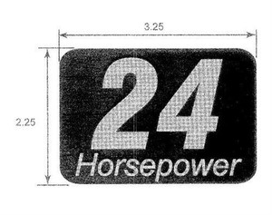 Genuine OEM Ariens Max Zoom Zero Turn Mower Decal, 24Hp 03998400