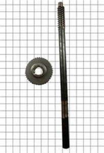 Genuine Ariens ASSY- WORM SHAFT & GEAR Part # 52419600