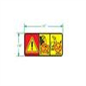 Genuine Ariens Sno-Thro Decal, Impeller Danger Part# 08000826