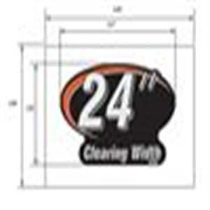 Genuine Ariens Sno-Thro Decal, Housing - Sno-Tek 24 Part# 08000806