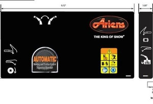 Ariens Sno-Thro Decal, Control, Deluxe, Auto Diff Axle 08000801