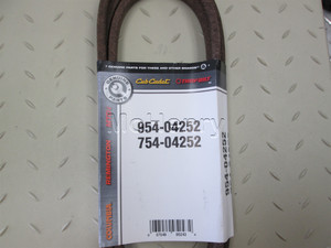 Genuine MTD  BELT-V TYPE 4L X 8 Part # 954-04252