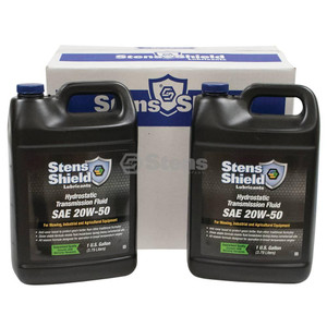 Hydrostatic Transmission Fluid For SAE 20W-50, Four 1 gallon bottles