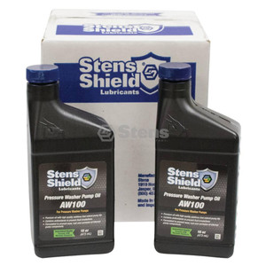 Pressure Washer Pump Oil For AW100, 30 weight, Six 16 oz. bottles