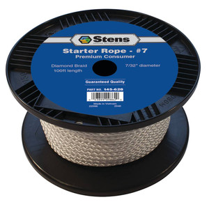 100'Diamond Braid Starter Rope  #7 Diamond Part # 145-628