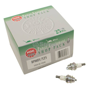 Spark Plug Shop Pack replaces NGK BPM8YS25 Part # 130-185