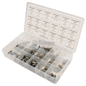 Woodruff Key Kit  250 Piece Kit Part # 415-414