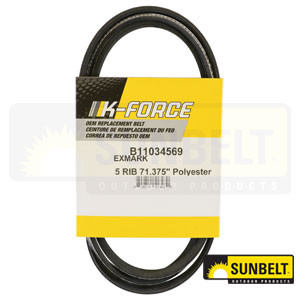 Replacement A&I  EXMARK BELT for Pump Drive Part# 1034569