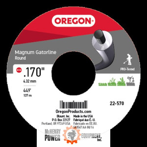 Genuine Oregon  Magnum Gatorline Round, .170in., 5 Lb Part# 22-570