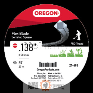 Genuine Oregon  Flexiblade, Serrated, .138in., 89 ft. Part# 21-603