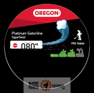 Genuine Oregon  Platinium Gatorline, .080in. 1/2lb Part# 20-117