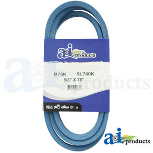 Replacement A&I  B-SECTION ARAMID BLUE V-Belt 5/8" X 78"  Part# B75K