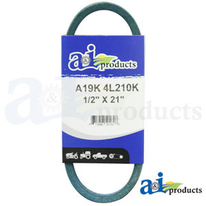 Replacement A&I  A-SECTION ARAMID BLUE V-Belt 1/2" X 21"  Part# A19K