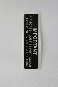 Genuine Tecumseh   DECAL  Part# 34387