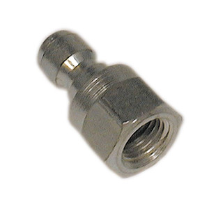 General Pump Plug  1/4"" Pl Steel, Female, 5000 PSI    758-583