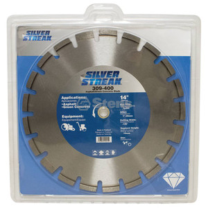 Asphalt/Green Concrete Blade rpls 14"" Asphalt/Green Concrete Blade # 309-400