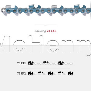 Genuine Oregon Power Cut Chain Saw Chain  3/8   SKIP 73EXJ068G