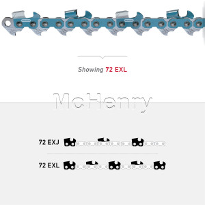 Genuine Oregon Power Cut Chain Saw Chain  3/8 72EXL115G