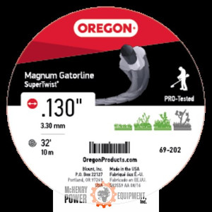 Genuine Oregon  Gatorline, Magnum Super Twist 130X32 Donut Part# 69-202