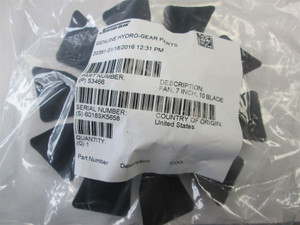 Genuine OEM Hydro-Gear 7 10 BLADE FAN  Part# 53466