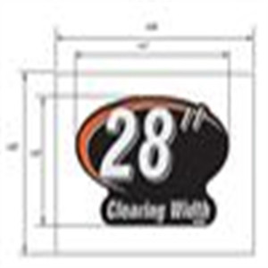Genuine Ariens Sno-Thro Decal, Housing, 28 Part# 08000807