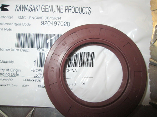 Genuine Kawasaki OEM SEAL-OIL38X62X8MTCLV Part# 92049-7028