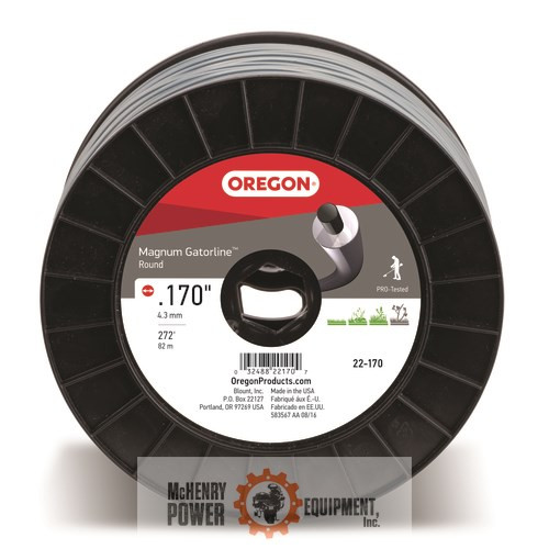 Genuine Oregon  Magnum Gatorline Round Line .170 3 Lb Spool Part# 22-170
