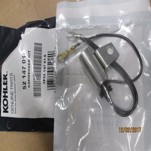 Genuine OEM Kohler CONDENSER KIT part# 52 147 01-S