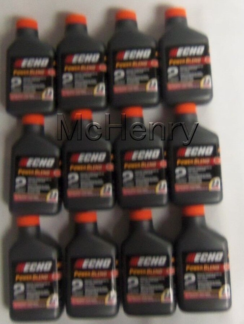 OEM Echo Shindaiwa 12 Pack 6.4 oz Btls 2 Cycle Oil for 2.5 Gal Part# 6450025