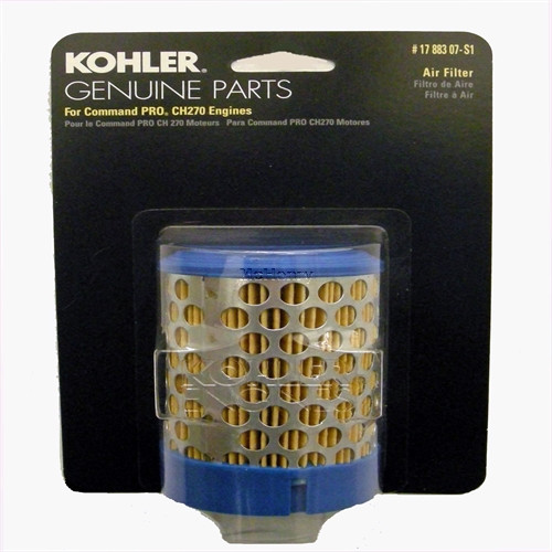 Genuine OEM Kohler D/D AIR FILTER/PRE-CLEANER KIT part# 17 883 07-S1