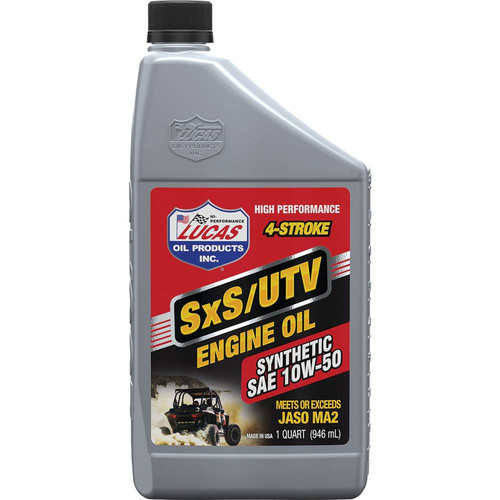 6 PK Synthetic SxS Engine Oil  SAE 10W-50, Six 1 Quart Bottles Part# 051-926