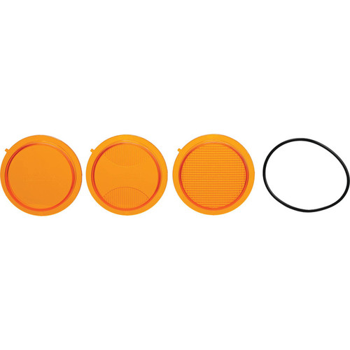 C&E 3"""" Mojave Amber Lens Pack w/ O-Ring  Part# TLM3-ALP