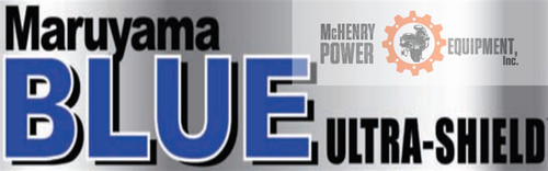 Maruayama  Blue Ultra-Shield 2-cycle Oil  6.4 oz. Bottle 2.5 Gallon Mix (24 per case)# 849861