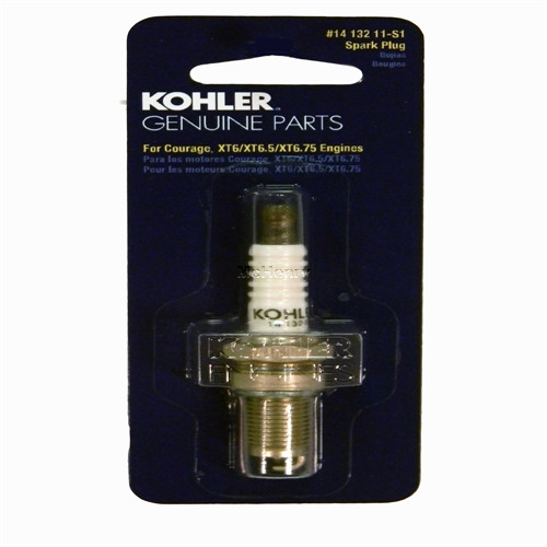 Genuine Kohler PLUG SPARK 12MM RFI -C/U DCPR6E Part # 14 132 11-S