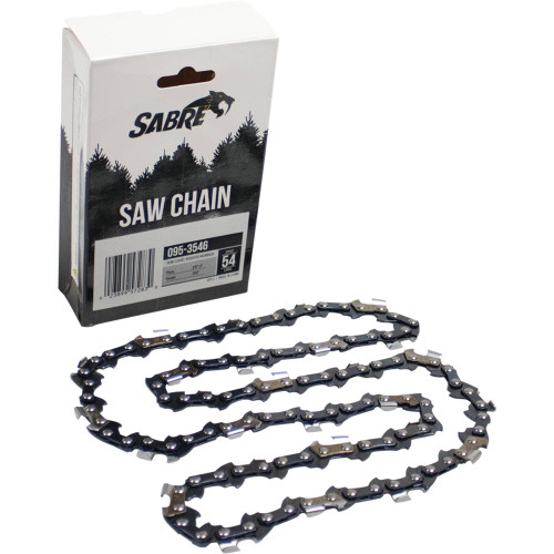 Chain Pre-Cut Loop 54 DL  3/8" LP .050", Semi-Chisel Reduced Kickback  095-3546